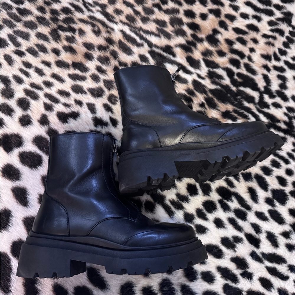 Thursday Boot Company Ryder Platform Zip Boots - Picture 5 of 7